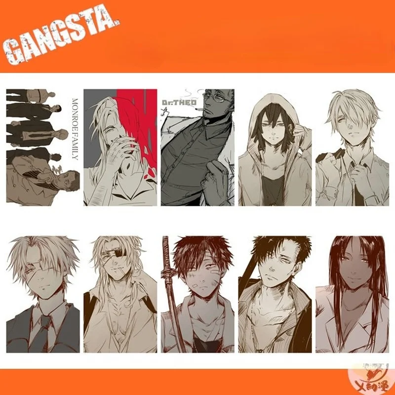 Kawaii GANGSTA Anime Card Sticker Stickers Decorative Office Supplies Learning Student Stationery Stickers for Children Plastic
Kawaii GANGSTA Anime Card Sticker Stickers Decorative Office Supplies Learning Student Stationery Stickers for Children Plastic
