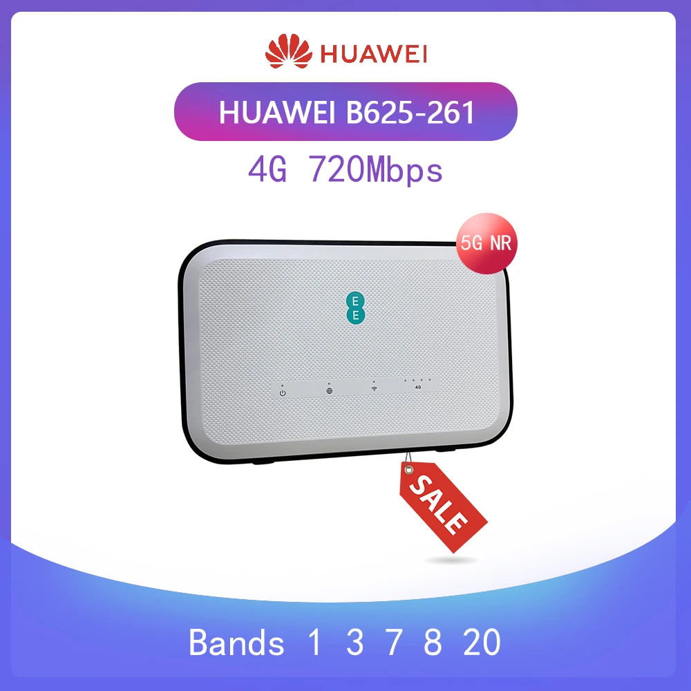 Разблокированный роутер Huawei B625, B625-261, CAT12, 720 Мбит/с, 3G, 4G, CPE, Wi-Fi роутер точки доступа FDD 800, 900, 1800, 2100, 2600, с бесплатной антенной 
Разблокированный роутер Huawei B625, B625-261, CAT12, 720 Мбит/с, 3G, 4G, CPE, Wi-Fi роутер точки доступа FDD 800, 900, 1800, 2100, 2600, с бесплатной антенной