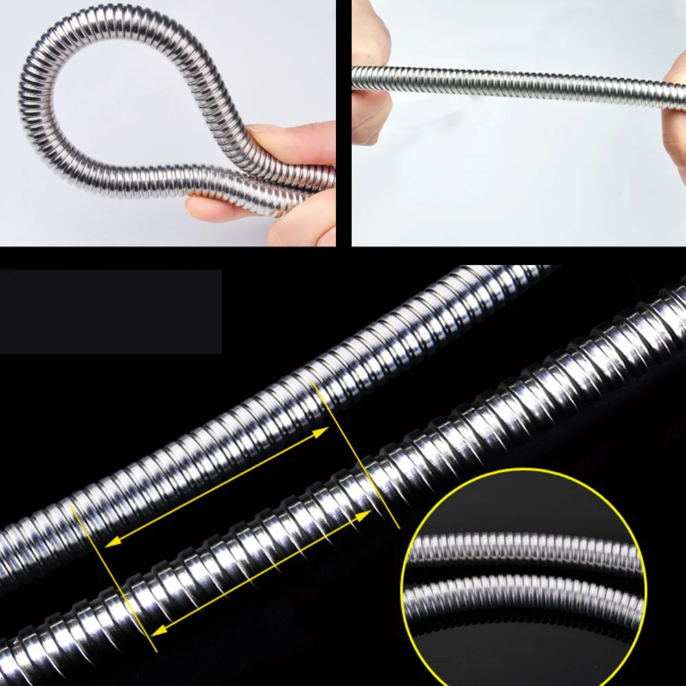 Stainless Steel Thickened Shower Hose 1.5 Meter G1/2 Bathroom Handheld Connection Tube Sprayer Hose
Stainless Steel Thickened Shower Hose 1.5 Meter G1/2 Bathroom Handheld Connection Tube Sprayer Hose