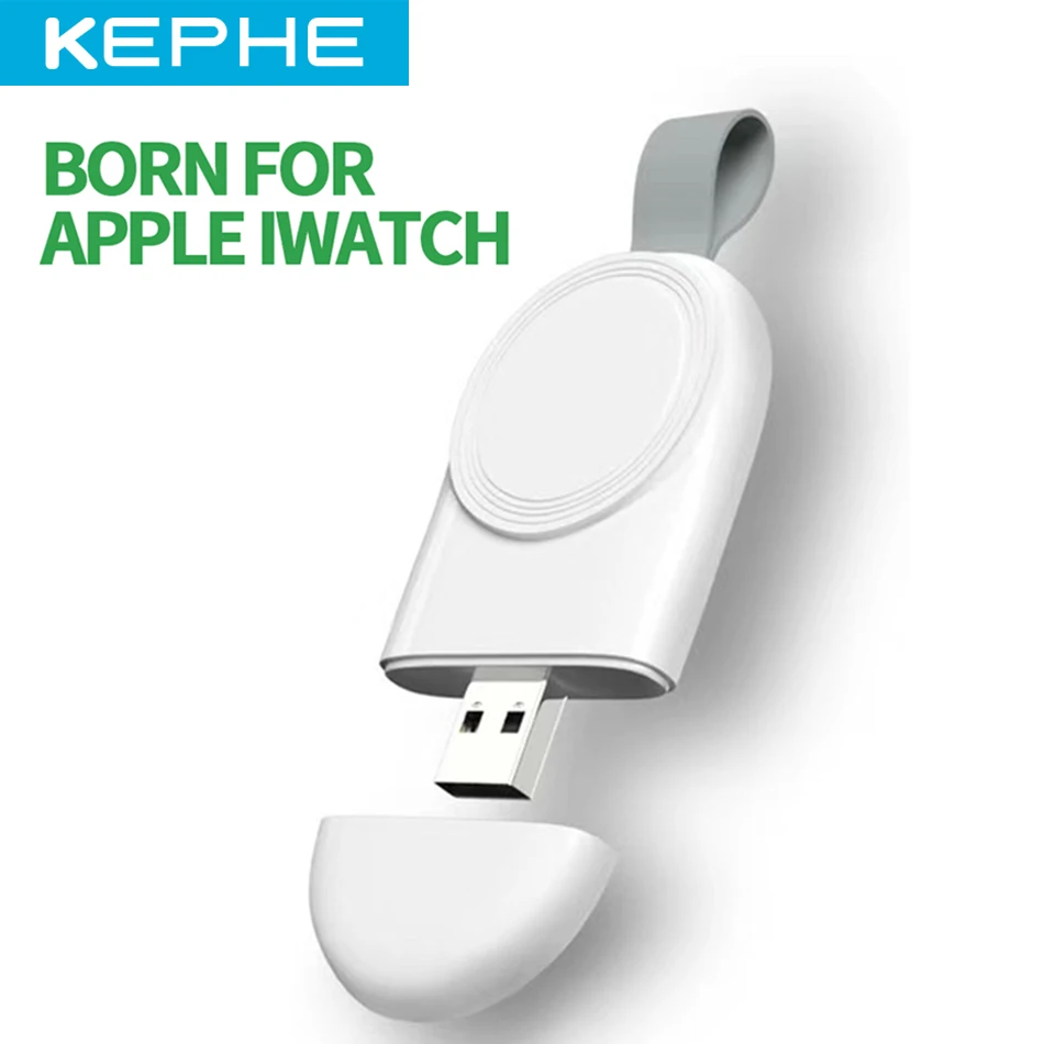 Портативное беспроводное зарядное устройство для смарт часов iWatch 1 2 3 4 5 док