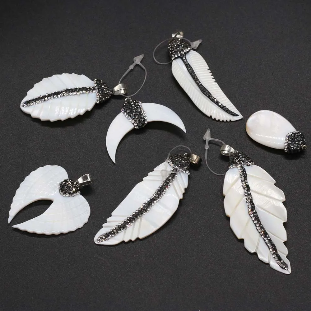 Natural Shell Leaf Shape Pendant Women Gifts for Jewelry Making DIY Handmade Necklace Bracelet Earring Fashion Accessories
Natural Shell Leaf Shape Pendant Women Gifts for Jewelry Making DIY Handmade Necklace Bracelet Earring Fashion Accessories