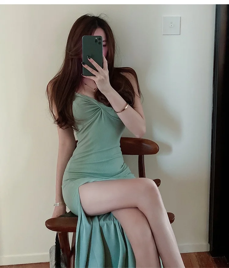 WOMENGAGA Lady Elegant Goddess Tank Vest Maxi Dress V Neck Sexy Split Long Dresses Hot Sexy Korean Women Summer Party IN7J
WOMENGAGA Lady Elegant Goddess Tank Vest Maxi Dress V Neck Sexy Split Long Dresses Hot Sexy Korean Women Summer Party IN7J