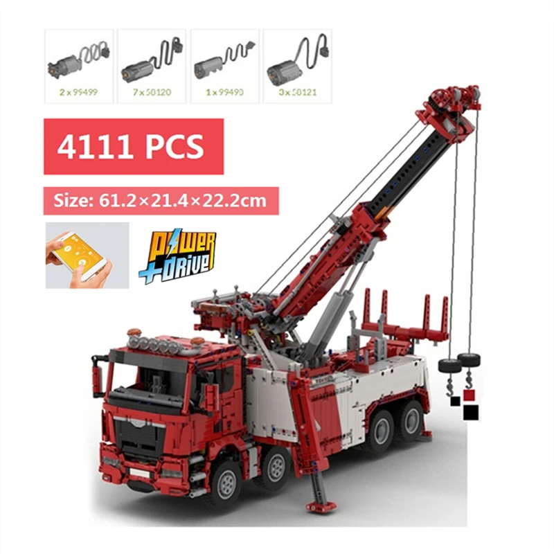 New 4111pcs Lepinns Buildmoc Road Rescue Truck Crane Remote Control Assembly DIY Bricks Moc Building Blocks Toys for Kids Gifts
New 4111pcs Lepinns Buildmoc Road Rescue Truck Crane Remote Control Assembly DIY Bricks Moc Building Blocks Toys for Kids Gifts