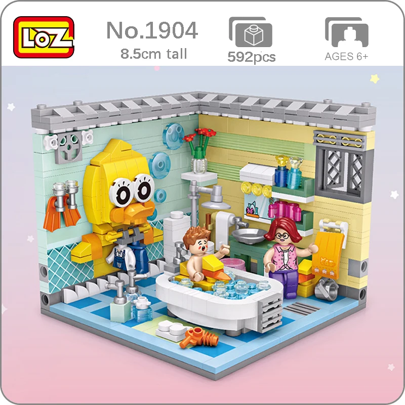 LOZ 1904 городской уличный домик угловая душевая кабина Модель 3D 592 шт. Сделай Сам маленькие Мини-блоки кирпичи игрушка для детей без коробки
LOZ 1904 городской уличный домик угловая душевая кабина Модель 3D 592 шт. Сделай Сам маленькие Мини-блоки кирпичи игрушка для детей без коробки