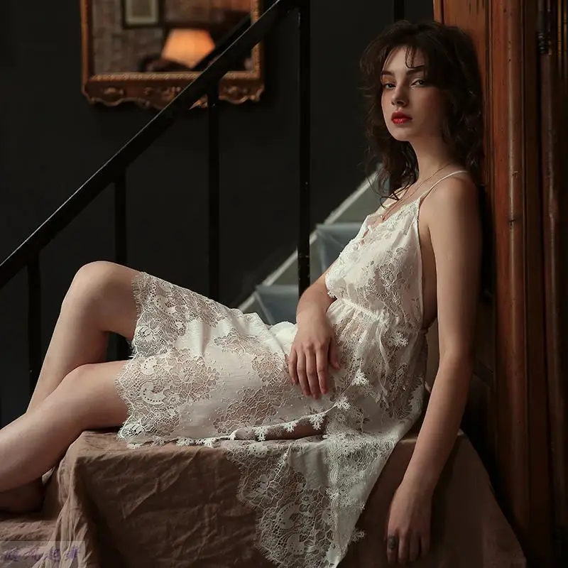 Yueli high end bandage open back home clothes nightdress sexy lace suspender skirt yl2046
Yueli high end bandage open back home clothes nightdress sexy lace suspender skirt yl2046