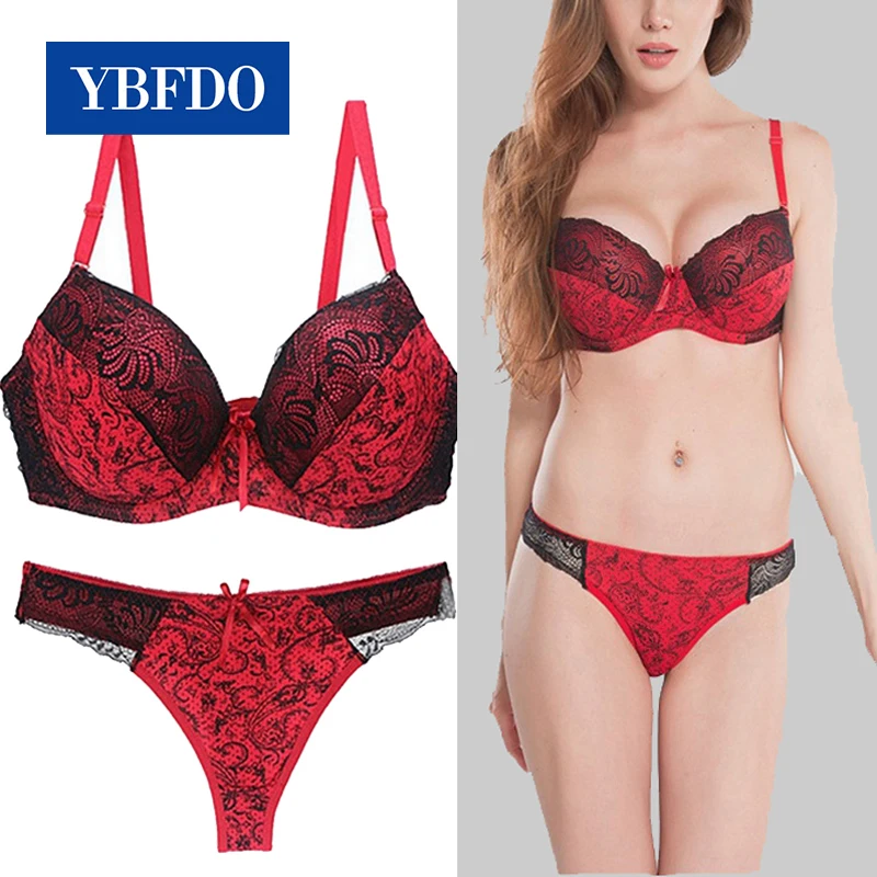 YBFDO 2 pieces/set hot sale ladies embroidered underwear sexy lace bra panty set Bralette steel wire breathable underwear
YBFDO 2 pieces/set hot sale ladies embroidered underwear sexy lace bra panty set Bralette steel wire breathable underwear