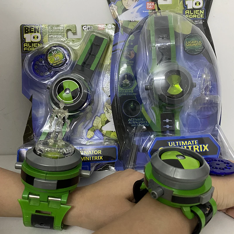 Ben10 Omnitrix Часы игрушки Япония проектор часы DAI подлинные экшн-фигурка модель