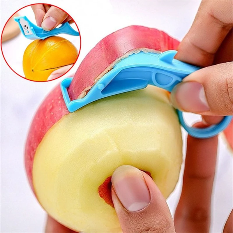 Multifunctional Stainless Steel Peeler Ring Peeling Apple Artifact Portable Manual 2-in-1 Peeling Orange Device Peeler
Multifunctional Stainless Steel Peeler Ring Peeling Apple Artifact Portable Manual 2-in-1 Peeling Orange Device Peeler