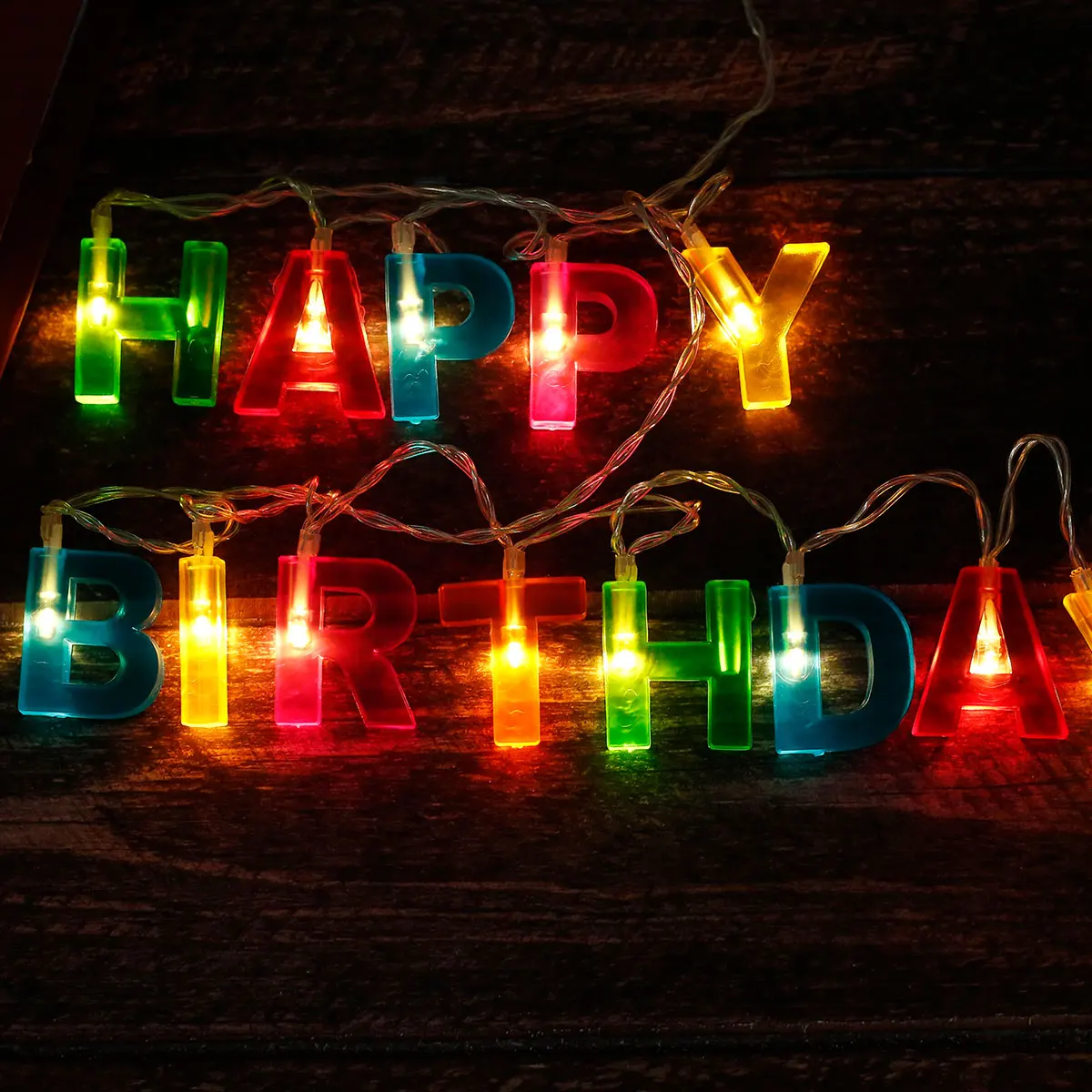 6.5 Ft"Happy Birthday"LED Letters Fairy String Lights Banner Hanging Decorations Light Sign for Birthday Party Home Office Decor
6.5 Ft"Happy Birthday"LED Letters Fairy String Lights Banner Hanging Decorations Light Sign for Birthday Party Home Office Decor