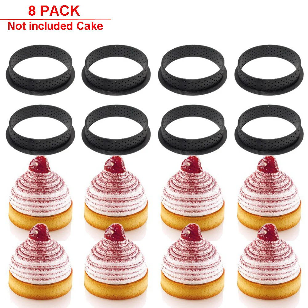 Hot Sale 8PCS Cake Mold Perforated Cutter Multi-Shape Mousse Circle Ring Tart Decorating Silicone Tool
Hot Sale 8PCS Cake Mold Perforated Cutter Multi-Shape Mousse Circle Ring Tart Decorating Silicone Tool