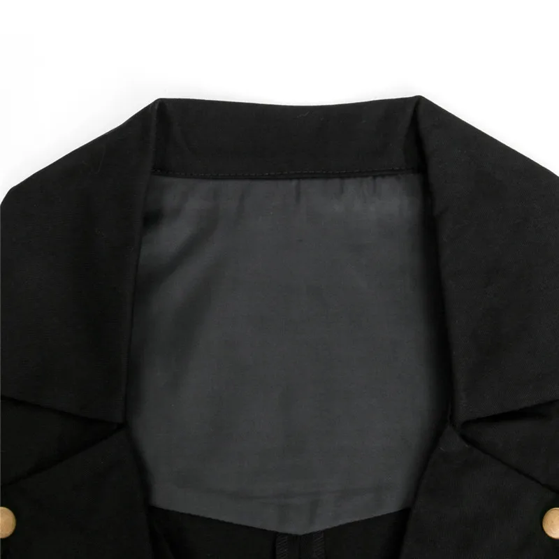 Men's Gothic Tailcoat Jacket Steampunk Trench Cosplay Costume Victorian Coat Black Long Coat Men's Tuxedo Suit Halloween Party
Men's Gothic Tailcoat Jacket Steampunk Trench Cosplay Costume Victorian Coat Black Long Coat Men's Tuxedo Suit Halloween Party