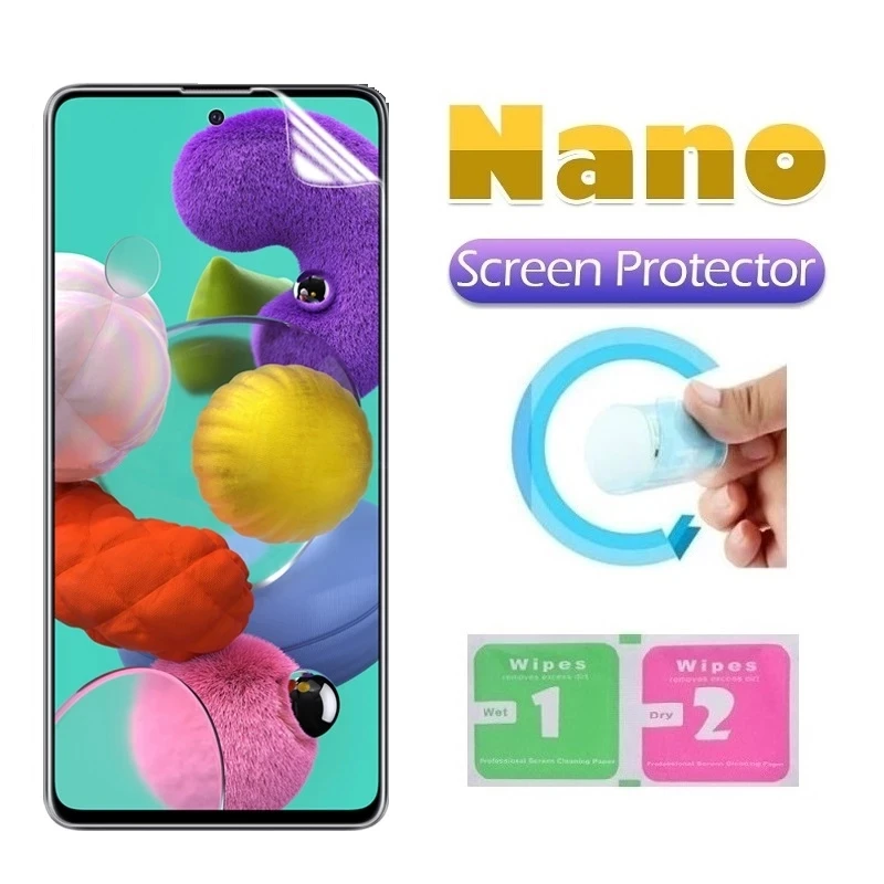 5PCS Explosion-Proof Nano Protective Film for Samsung Galaxy A50 A40 A30 A20 A10 A70 A21 A51 A71 A41 Screen Protector Foil Film
5PCS Explosion-Proof Nano Protective Film for Samsung Galaxy A50 A40 A30 A20 A10 A70 A21 A51 A71 A41 Screen Protector Foil Film