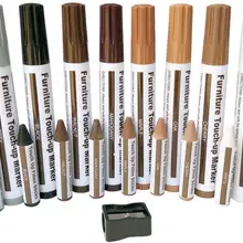 Furniture Touch Up Kit Set Markers Filler Sticks Wood Scratches Restore Scratch Patch Timber Paint Pen Wood Composite Repair Kit