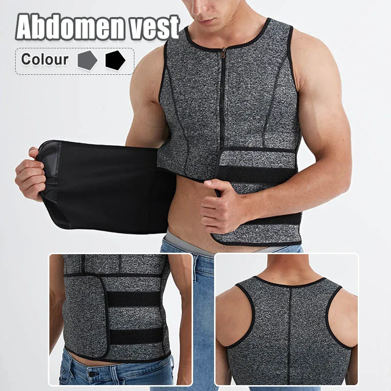 Men Sports Shapewear Zipper Sauna Vest Washable Slimming Body Shaper for Running Cycling Fitness XR-Hot
Men Sports Shapewear Zipper Sauna Vest Washable Slimming Body Shaper for Running Cycling Fitness XR-Hot