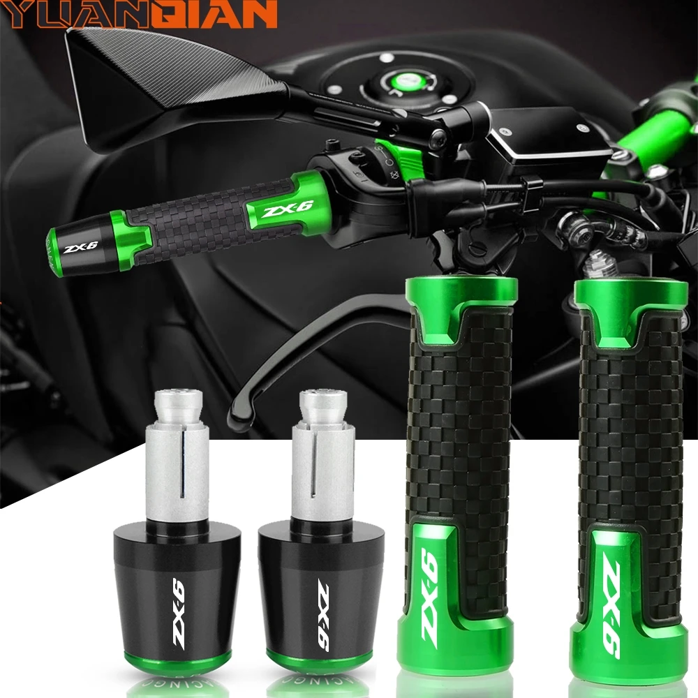 Motorcycle For KAWASAKI ZX6 ZX-6 ZX6RR ZX6R ZX 6 6RR 6R Motorbike handlebar handle bar grip ends hand bar end grips CNC Aluminum
Motorcycle For KAWASAKI ZX6 ZX-6 ZX6RR ZX6R ZX 6 6RR 6R Motorbike handlebar handle bar grip ends hand bar end grips CNC Aluminum