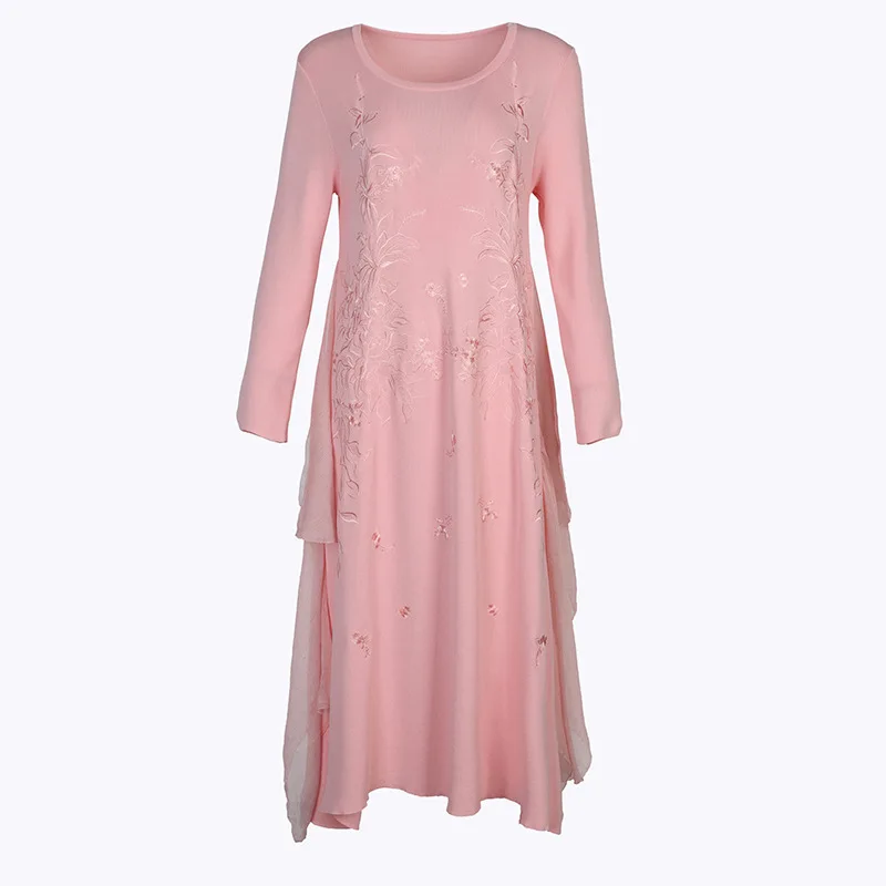 2021 spring knitting dress new High quality sweater Casual Dress Embroidery women Loose plus size Full sleeves winter dresses
2021 spring knitting dress new High quality sweater Casual Dress Embroidery women Loose plus size Full sleeves winter dresses