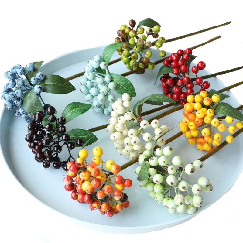 Mini Artificial Berries Flower Christmas Fruit Fake Berry And Small Foam Flowers Decoration Wedding Home Table Plant Arrangement
Mini Artificial Berries Flower Christmas Fruit Fake Berry And Small Foam Flowers Decoration Wedding Home Table Plant Arrangement