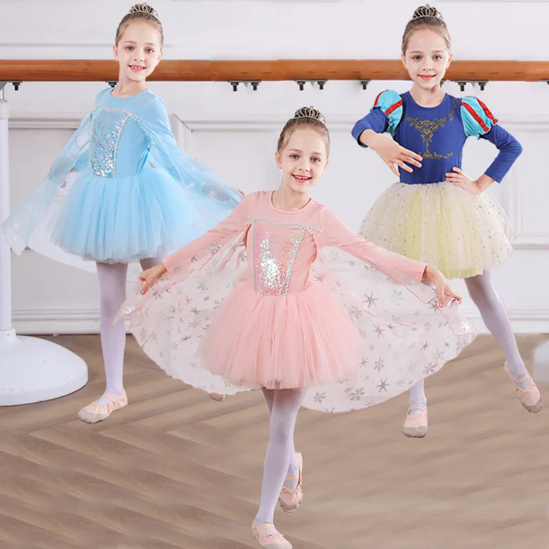 Spring/autumn Girls Long-sleeved Dress European and American Dancewear Ballet Dress Little Girl Performance Dress Princess Dress
Spring/autumn Girls Long-sleeved Dress European and American Dancewear Ballet Dress Little Girl Performance Dress Princess Dress
