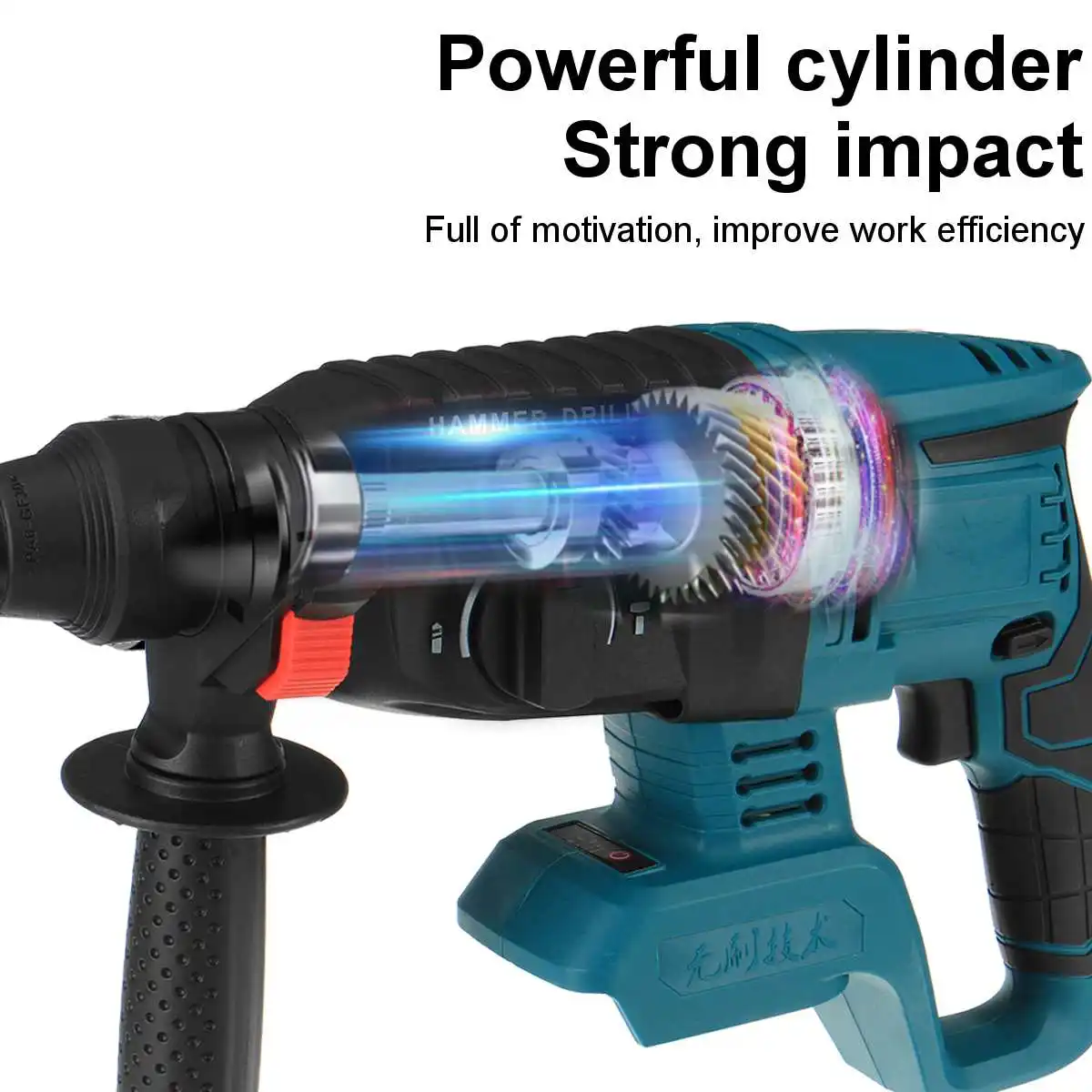 10000bpm rechargeable brushless cordless rotary hammer drill Impact Function electric Hammer impact drill For 18V Makita battery
10000bpm rechargeable brushless cordless rotary hammer drill Impact Function electric Hammer impact drill For 18V Makita battery