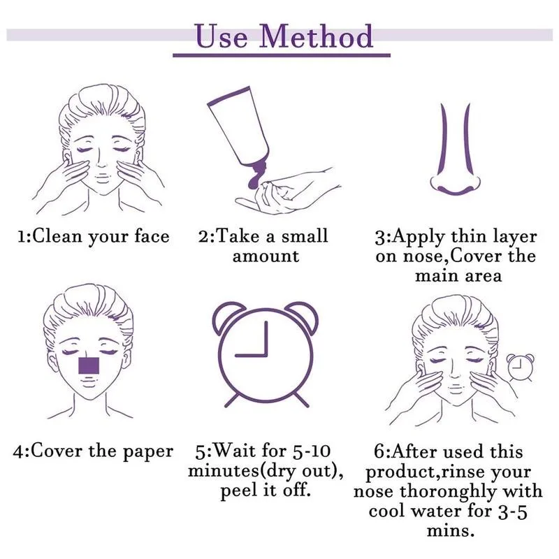 Blackhead Peeling Mask Cream Oil-control Cleansing Shrinking Pores Moisturizing Blackheads Peel-off Mask
Blackhead Peeling Mask Cream Oil-control Cleansing Shrinking Pores Moisturizing Blackheads Peel-off Mask