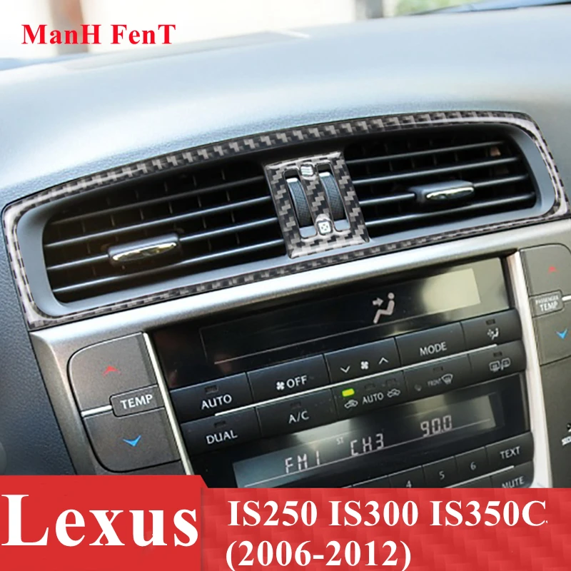 For Lexus IS250 IS300 IS350C Middle Air Outlet Frame Panel 3D Carbon Fiber Decoration Sticker Car Interior Accessories 2006-2012
For Lexus IS250 IS300 IS350C Middle Air Outlet Frame Panel 3D Carbon Fiber Decoration Sticker Car Interior Accessories 2006-2012