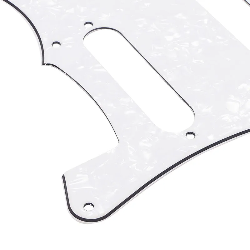 

3Ply Strat Style Scratch Plate Pearl White Guitar Pickguard For Fender Strat New