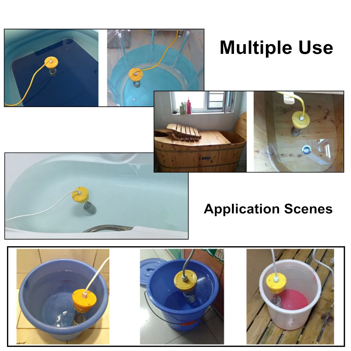 Portable 2500W Floating Electric Heater Boiler Water Heating Element 220-250V Immersion Suspension Bathroom With Thermometer
Portable 2500W Floating Electric Heater Boiler Water Heating Element 220-250V Immersion Suspension Bathroom With Thermometer