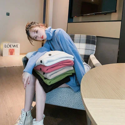 Новинка Осень-зима 2021 свитер Женская водолазка в западном стиле в Корейском стиле
Новинка Осень-зима 2021 свитер Женская водолазка в западном стиле в Корейском стиле