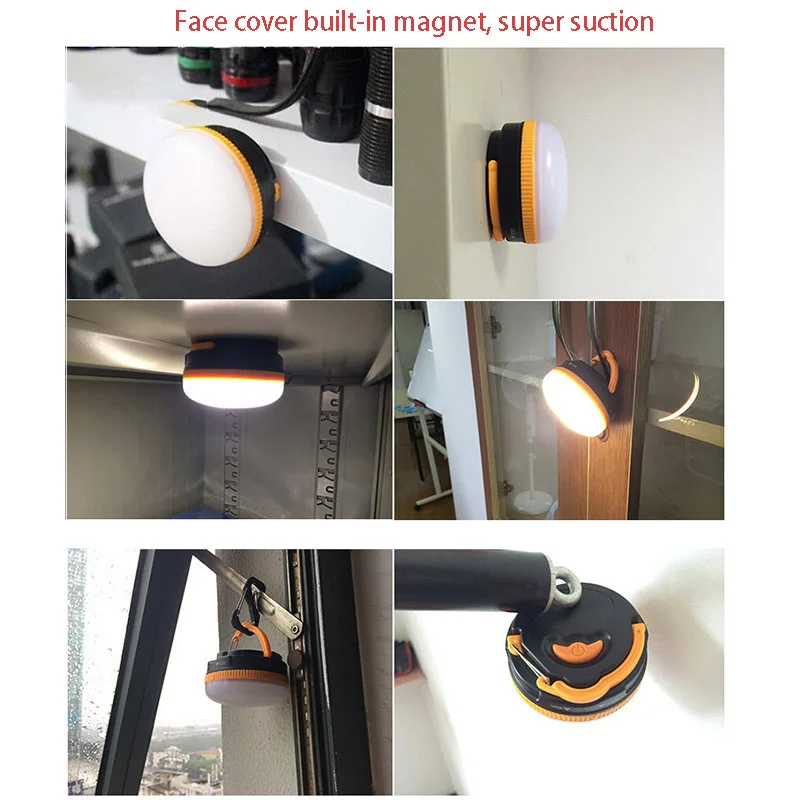Outdoor Camping Lantern Portable Survival Hiking Tent LED Light Campsite Hanging Lamp Emergency Adjustable And Durable | Спорт и