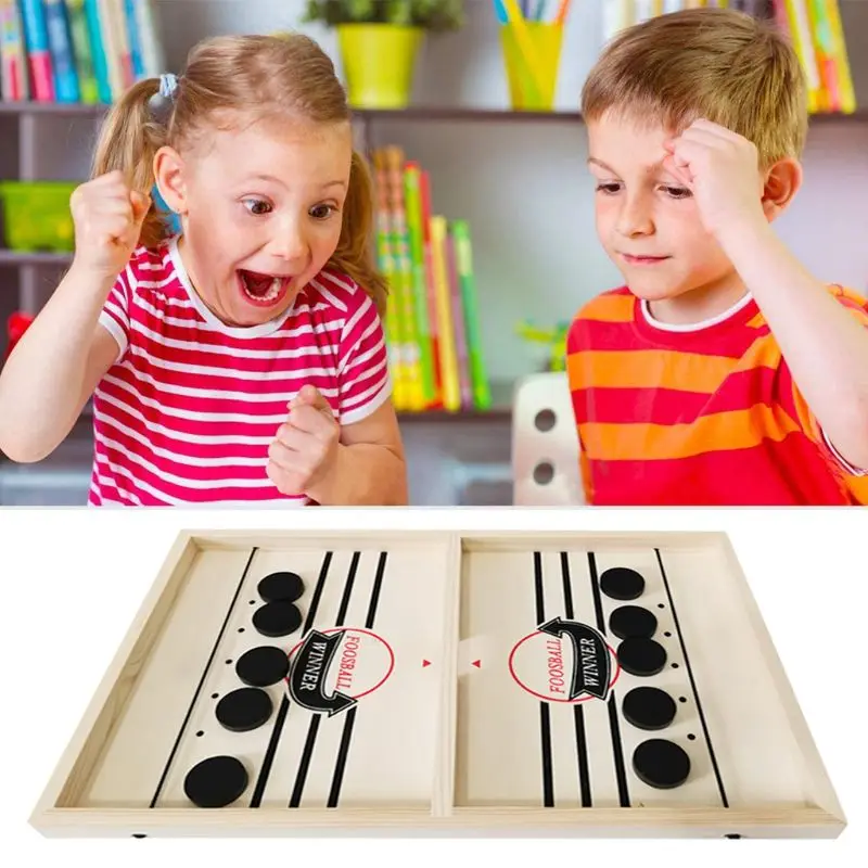 Head-to-Head Wooden Desktop Hockey Table Game for Kids and Adults Portable Hockey Game Set for Family Party Birthday Gift
Head-to-Head Wooden Desktop Hockey Table Game for Kids and Adults Portable Hockey Game Set for Family Party Birthday Gift
