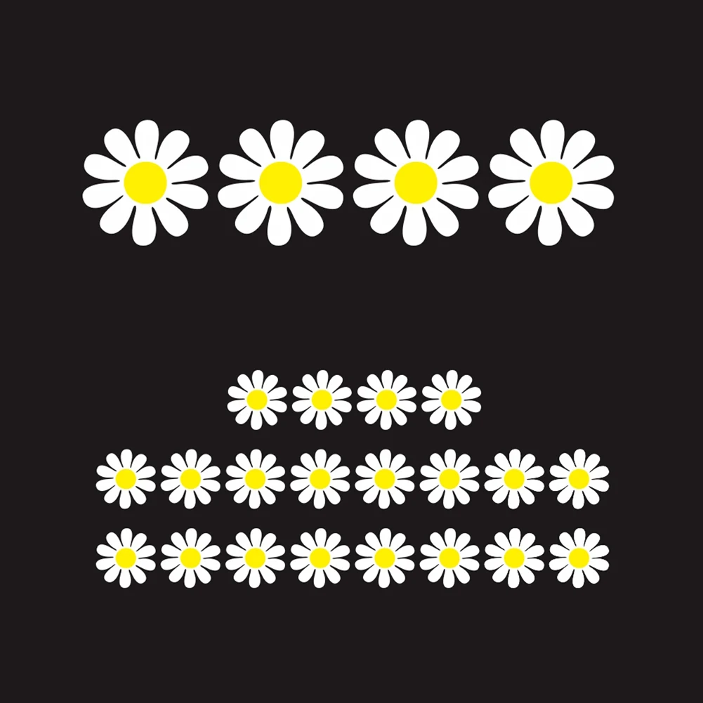 48pcs Daisy Flower Personalized Car Stickers PVC Practical Beautiful Auto Styling Decorative Decals For Dropshipping Wholesale
48pcs Daisy Flower Personalized Car Stickers PVC Practical Beautiful Auto Styling Decorative Decals For Dropshipping Wholesale