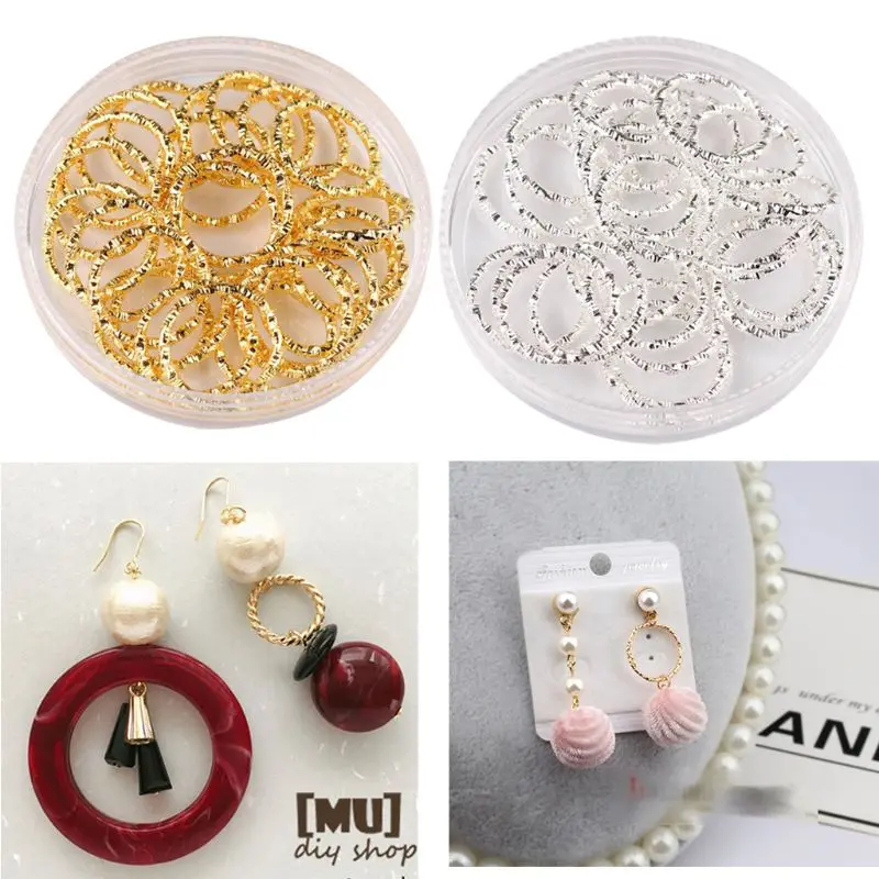 200Pcs Jump Rings Twisted Close Rings DIY Earrings Necklace Jewelry Findings
200Pcs Jump Rings Twisted Close Rings DIY Earrings Necklace Jewelry Findings
