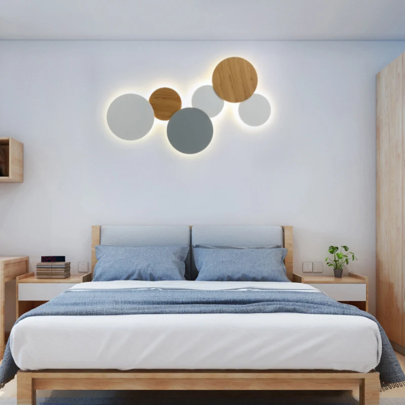 Modern DIY LED Wall Lamp Indoor Exquisite Design Round Lighting For Home Living Room Bedroom Bedside Decoration Light 110V-240V
Modern DIY LED Wall Lamp Indoor Exquisite Design Round Lighting For Home Living Room Bedroom Bedside Decoration Light 110V-240V