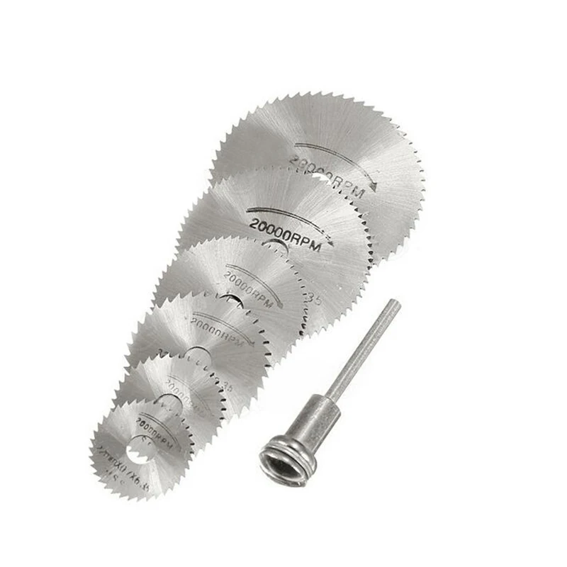 1 X Mandrel 6 X Circular Saw Blades For Cutoff Circular Saw Hss Rotary Blades Tool Cutting Discs Mandrel Powerful Cutting
1 X Mandrel 6 X Circular Saw Blades For Cutoff Circular Saw Hss Rotary Blades Tool Cutting Discs Mandrel Powerful Cutting
