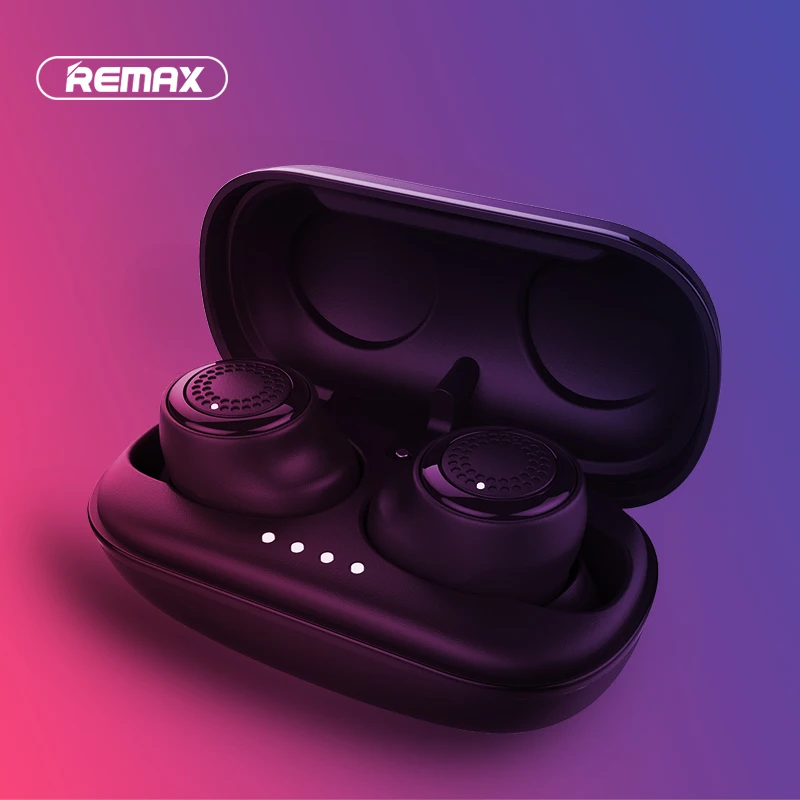 Remax TWS-2 Беспроводная гарнитура Bluetooth наушники Близнецы с зарядной коробкой лучше