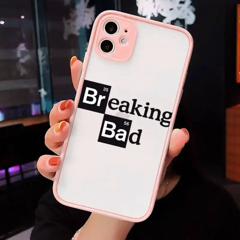 Heisenberg breaking bad Phone Case Pink matte transparent For iPhone 7 8 x xs xr 11 12 pro plus max mini Clear Funda
Heisenberg breaking bad Phone Case Pink matte transparent For iPhone 7 8 x xs xr 11 12 pro plus max mini Clear Funda