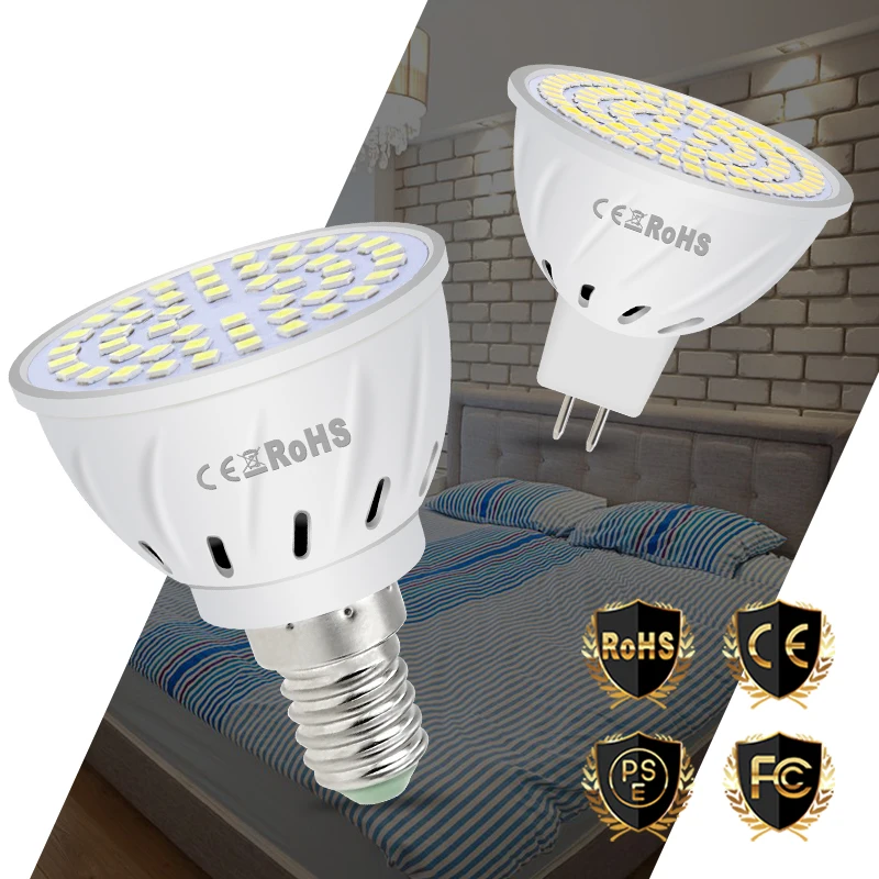 GU10 LED Bulb MR16 220V E27 Spotlight E14 Lampada LED Lamp B22 Spot Light Bulb 48 60 80leds Ampoule Indoor Lighting GU5.3 2835 
GU10 LED Bulb MR16 220V E27 Spotlight E14 Lampada LED Lamp B22 Spot Light Bulb 48 60 80leds Ampoule Indoor Lighting GU5.3 2835