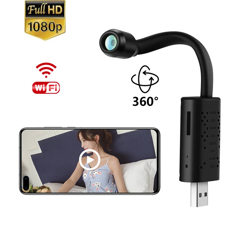 J-boxing Mini USB IP Camera Wireless WiFi IP Security Camcorder HD 1080P Indoor, AI humanoid recognition, Black
J-boxing Mini USB IP Camera Wireless WiFi IP Security Camcorder HD 1080P Indoor, AI humanoid recognition, Black