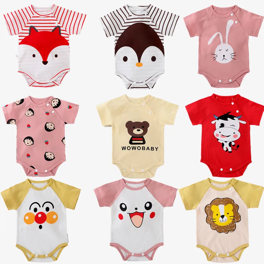 Детский комбинезон с коротким рукавом, из мягкого хлопка
Детский комбинезон с коротким рукавом, из мягкого хлопка