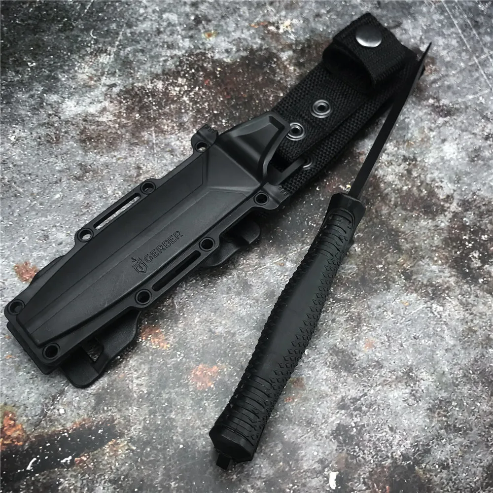 Gerber 1500 Wild Survival Fixed Blade Knife 12CR27MOV Blade Glass Fiber Handle Hunting Camping Outdoor Short Knives Gift Box
Gerber 1500 Wild Survival Fixed Blade Knife 12CR27MOV Blade Glass Fiber Handle Hunting Camping Outdoor Short Knives Gift Box