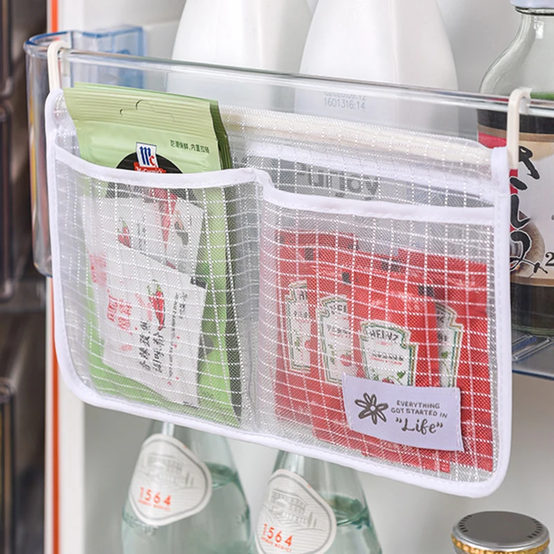 Refrigerator Hanging Bag Double Compartment Milti-purpose Seasoning Bag Storage Bag Organizer Mesh Bag Sundries Classification
Refrigerator Hanging Bag Double Compartment Milti-purpose Seasoning Bag Storage Bag Organizer Mesh Bag Sundries Classification