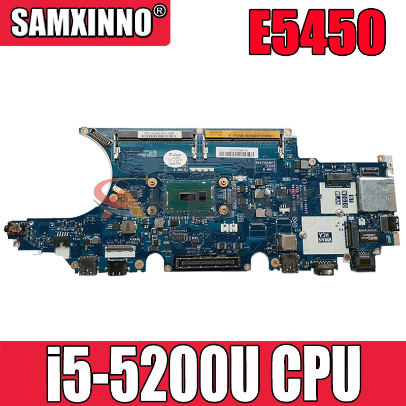 Original laptop Mainboard For DELL Latitude E5450 i5-5200U CN-0X4VXX 0X4VXX LA-A901P SR23Y DDR3 MOTHERBOARD
Original laptop Mainboard For DELL Latitude E5450 i5-5200U CN-0X4VXX 0X4VXX LA-A901P SR23Y DDR3 MOTHERBOARD