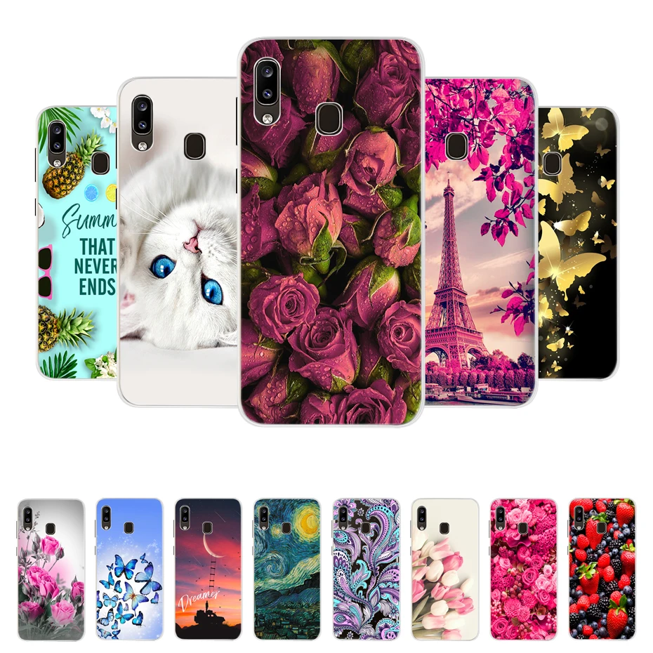 Чехол для Samsung Galaxy A30 чехол телефона бампер силиконовый мягкий из ТПУ A20 A 30