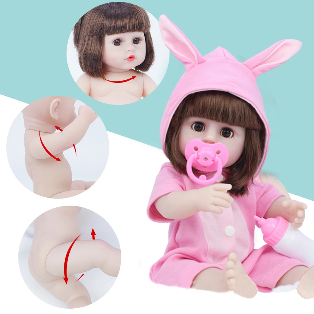 38CM Full Body Silicone Reborn Baby Doll Toy For Girl Newborn Princess Bebe Bathe Toy Birthday Gift Soft Touch Real
38CM Full Body Silicone Reborn Baby Doll Toy For Girl Newborn Princess Bebe Bathe Toy Birthday Gift Soft Touch Real