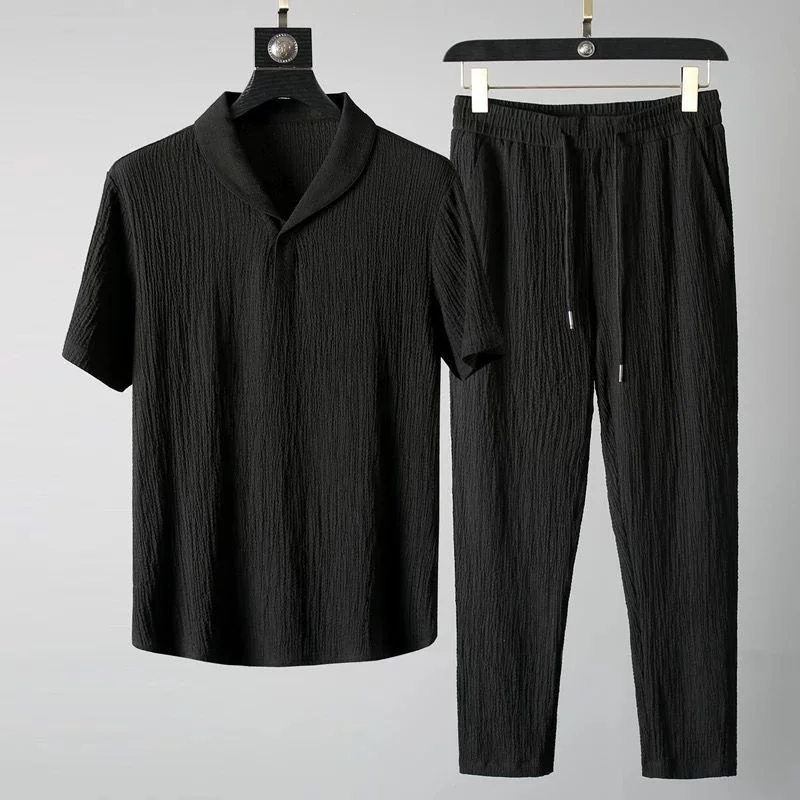 (Shirt + trousers)2021 summer men fashion classic shirt men's business casual fashion shirts men A set of clothes size M-4XL
(Shirt + trousers)2021 summer men fashion classic shirt men's business casual fashion shirts men A set of clothes size M-4XL