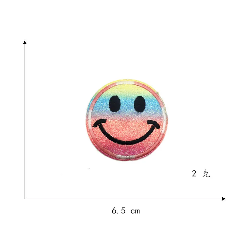 Anime Shiny Patch DIY Smiley Face Love Embroidered Cloth Stickers Cartoon Patch Stickers Accessories Iron on Patches Parches
Anime Shiny Patch DIY Smiley Face Love Embroidered Cloth Stickers Cartoon Patch Stickers Accessories Iron on Patches Parches