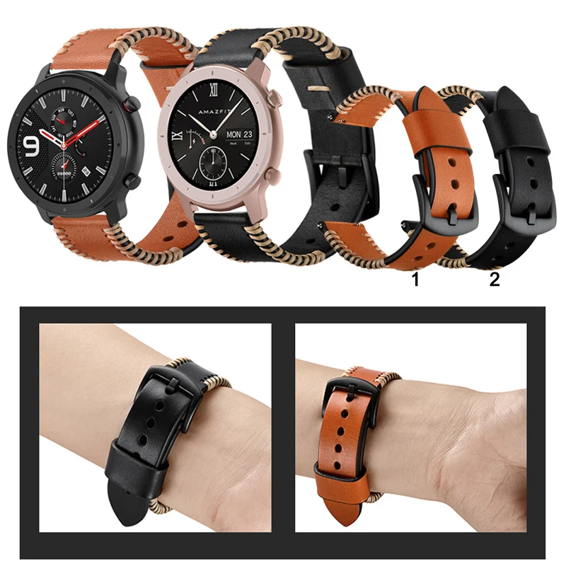 20mm 22mm Luxury Durable Leather Band Strap For Huami Amazfit GTR 2 for Huami GTR 42mm 47mm Strap Watch Accessories
20mm 22mm Luxury Durable Leather Band Strap For Huami Amazfit GTR 2 for Huami GTR 42mm 47mm Strap Watch Accessories