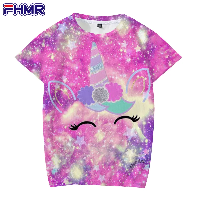 New Summer 3D unicorn Print T-shirts Top Clothing Children cartoon Kids Clothes Casual comfortable cute unicorno Girls T-shirt
New Summer 3D unicorn Print T-shirts Top Clothing Children cartoon Kids Clothes Casual comfortable cute unicorno Girls T-shirt