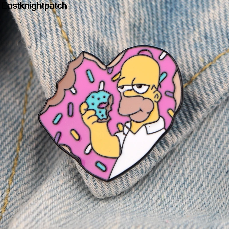 Donut heart-shape Zinc alloy pin for shirt clothes backpack shoes brooches diy decoration couple Jewelry craft supplies E0876
Donut heart-shape Zinc alloy pin for shirt clothes backpack shoes brooches diy decoration couple Jewelry craft supplies E0876