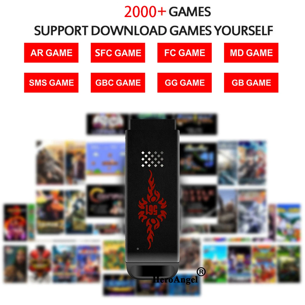 HotSale USB Wireless Console Game Stick Video Game Console Built-in 2000 Classic Game Mini Retro Controller Support AV Output
HotSale USB Wireless Console Game Stick Video Game Console Built-in 2000 Classic Game Mini Retro Controller Support AV Output